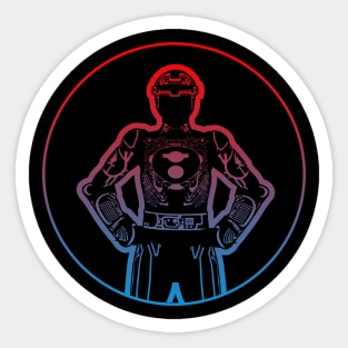 Tron Man Sticker